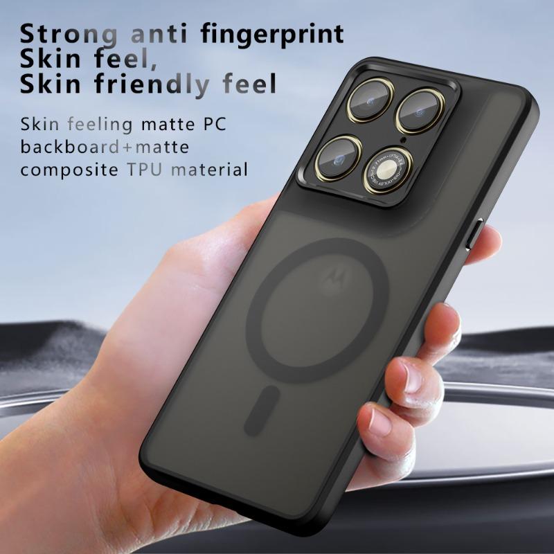 Магнитный чехол для Moto Edge70 Ultra Moto Signature Moto X70 Air Pro Магнитная защитная задняя крышка Ударопрочный бампер Coque