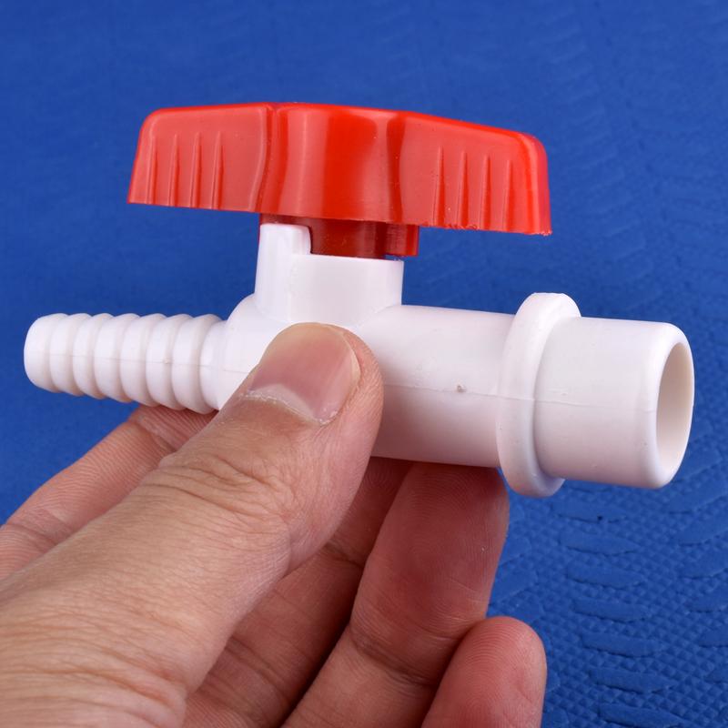 10 шт./лот пластиковый переходной тройник 8 мм 10 мм крестообразный 4-ходовой 5-ходовой соединитель 1/2" клапан ПВХ шаровой кран