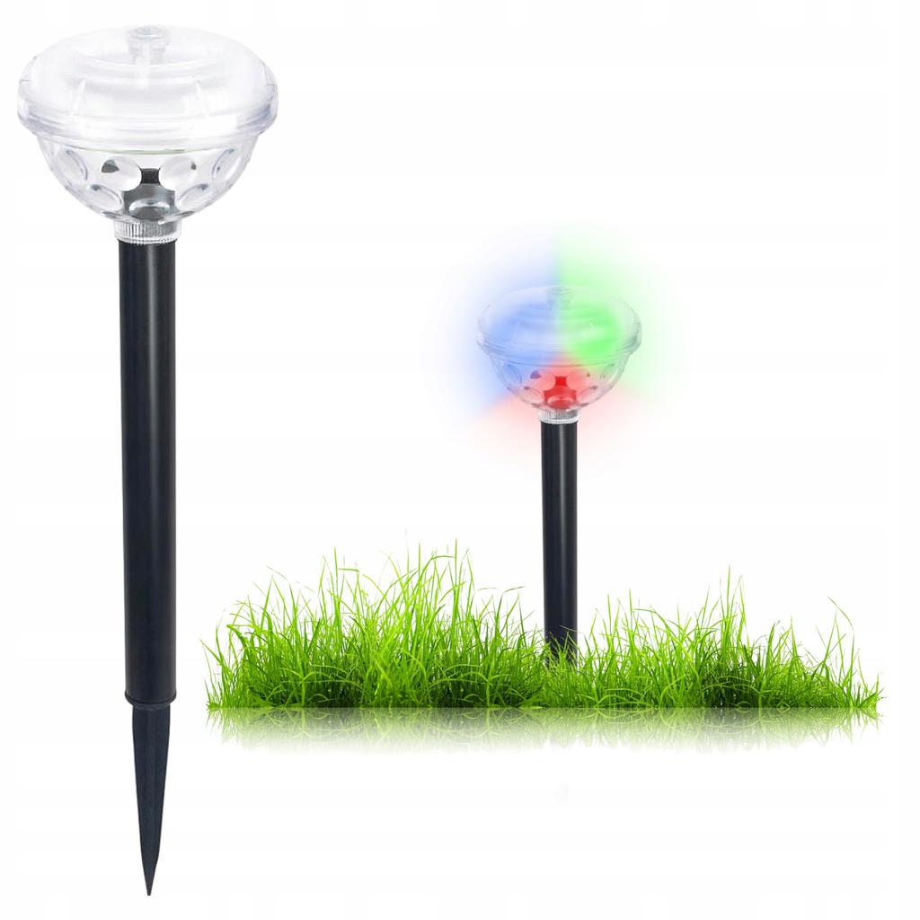 Rgb Solar Lamp Solar Lamp Volteno Black 50 1 Pc