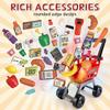 Supermarket Pretend Toy Red Games Simulation Supermarket Toys and Accessories