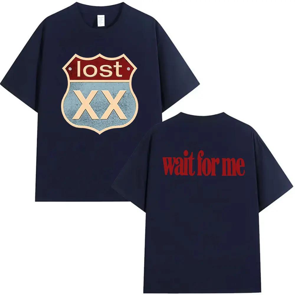 MGK Lost XX Americana 2026 Футболка с графическим принтом для мужчин и женщин Модная Ретро Чистый хлопок Большого размера Короткий рукав