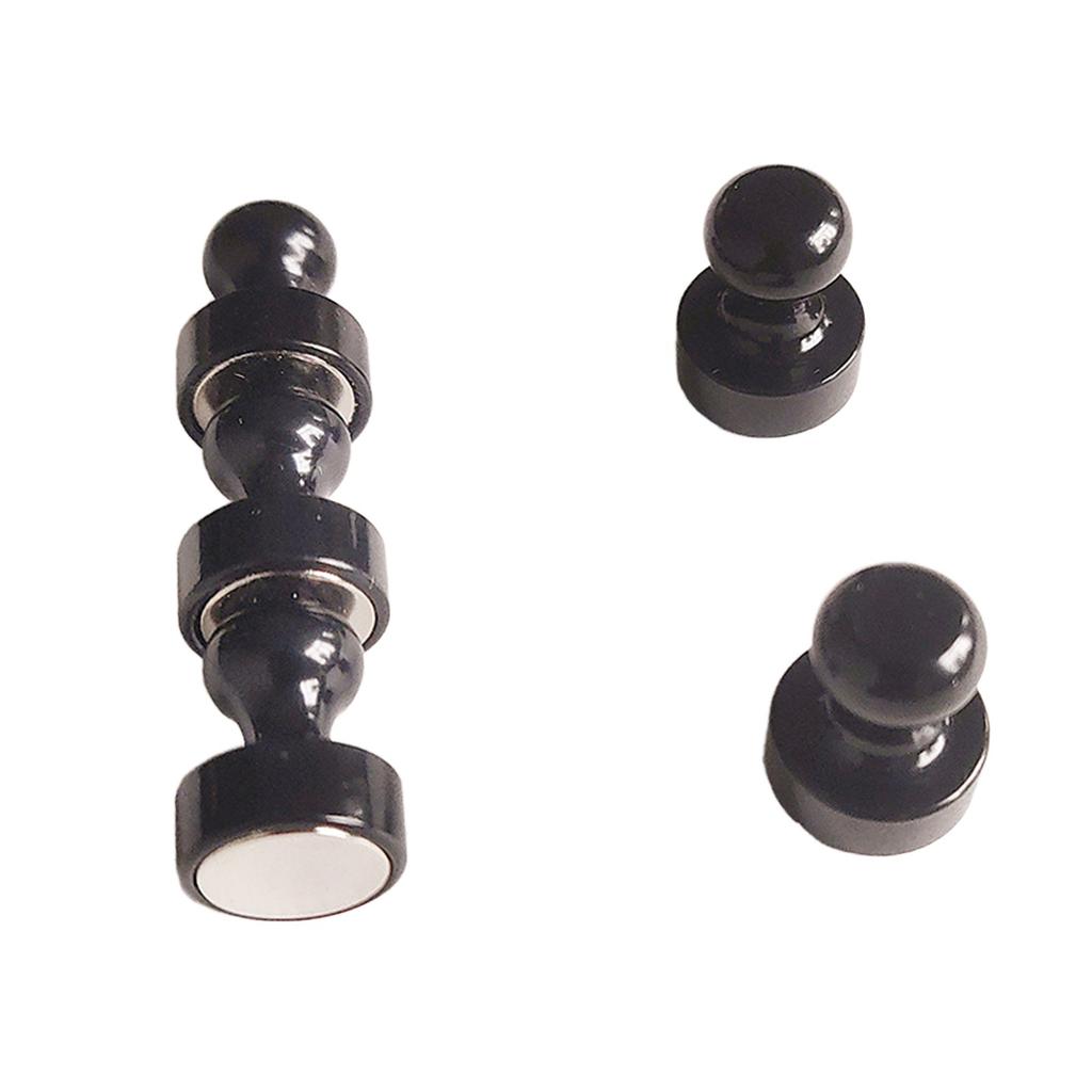 Powerful Magnetic Nails, Push Pins, Magnets, Teaching And Circular Magnetic Components, Metal Colored Magnetic Attraction, Magnet Stone Toys 12pcs