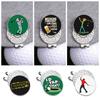 Golfer Pattern Golf Hat Clips Position Marker Golf Cap Clips Funny Golf Ball Marker  Men Women