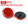 2PCS For Toyota Corolla 2007 2008 2009 2010 Scion iQ xB For Nissan Qashqai Rear Bumper Reflector Brake Stop Light shell no bulb