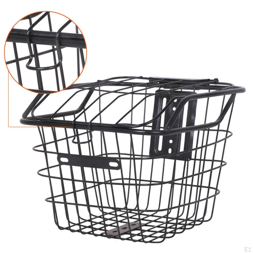 Хранение велосипеда с корзиной Чехол для велосипеда 29x27x23 см Антикоррозийное покрытие Универсальный контейнер для груза Для