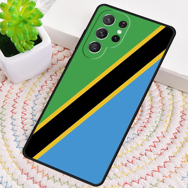 Чехол для телефона из ТПУ с гербом и флагом Танзании для Samsung Galaxy note 10 pro S26 S25 S24 S23 S22 Ultra Plus S21 FE S20