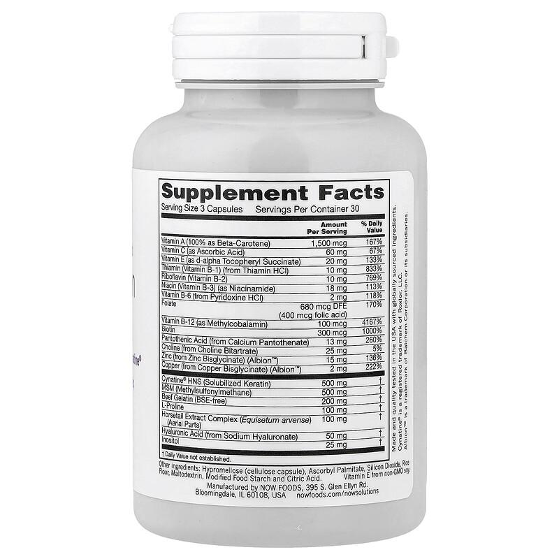 Solutions, Clinically Advanced Hair, Skin & Nails, 90 Capsules