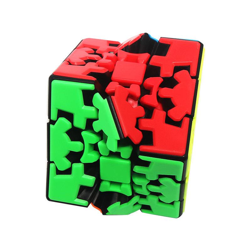 Новейший магический кубик 3x3x3 Gear Профессиональные развивающие игрушки Игры-головоломки с вращением Без наклеек Игрушка-головоломка с шестеренками для детей и взрослых Подарки