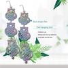 Reflective Owl Scarecrow Bird Repellent Hanging Anti Bird Tool with Bell for Plants Gardens