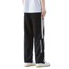 OVERPROTECTION Men's Striped Straight-Leg Wide-Leg Trousers