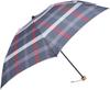 Складной зонт MAXIME LABEYRIE Складной зонт в клетку, темно-синий, рубчик, 55 см [Moonbat], женский, окрашенный в пряже, женский, длина прибл.