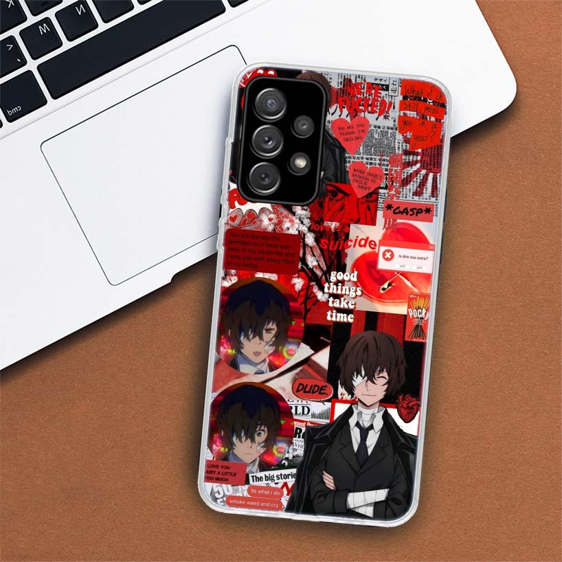 Bungo Stray Dogs Poster Anime Phone Case For Samsung Galaxy A51 A71 A50 A70 A40 A30 A20E A10 A41 A31 A21S A11 A01 A6 A8 + A7 A9