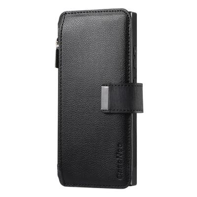 Для Samsung Galaxy S25 Ultra Чехол-кошелек CASENEO MW-02 из натуральной кожи с отстегивающимся магнитным кошельком