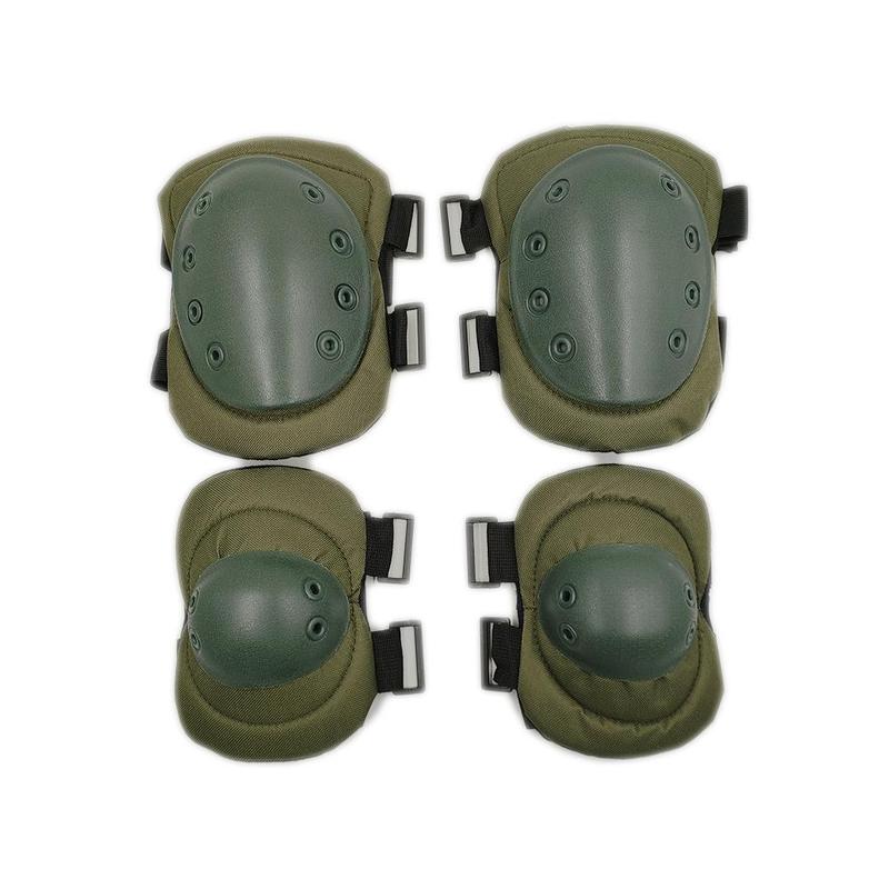 4 шт./лот, тактическая защитная накладка для взрослых, профессиональный комплект снаряжения, военные спортивные наколенники, налокотники и наколенники