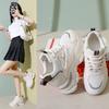 Inner Height Increase Dad Shoes Women 2025 Summer New Popular Small Versatile Leisure Sports Mesh White Shoes Women