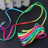 Equipment Parachute Lanyard Rainbow Colors Cord Rope Rainbow Paracord Rope DIY Survival Bracelet