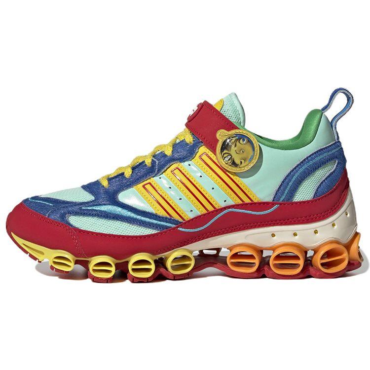 Kerwin Frost x adidas Microbounce T1 Разноцветные Унисекс Кроссовки Желтый Алый GX6447