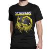 2026 Мужская Женская Футболка с Принтом Хэви Метал Scorpions Хлопковые Футболки С Коротким Рукавом Хард-Рок Группа Футболка Круглый Воротник Одежда Графика