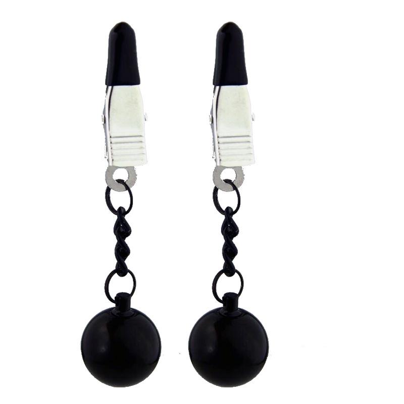 28 Kinds SM Women's Stainless Steel Breast Clip Nipple Clamps Gravity Ball Weight Pendant Traction Stimulator Adult Toys 18