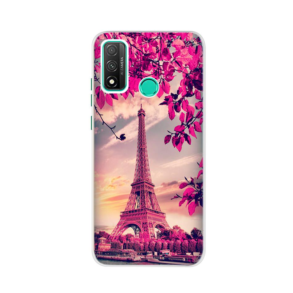 Phone Case For Huawei P smart 2020 Case TPU Silicon Soft Painted Coque Huawei Psmart 2020 POT-LX1A 6.21" Cover Bumper Cases capa