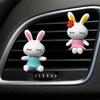 Пара Кроликов Мультяшный Автомобильный Зажим для Вентиляционной Решетки Декор Ароматерапия Вентиляционный Зажим для Ароматизатора