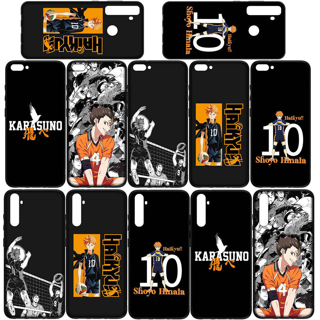 for Samsung Galaxy S25 S24 S23 iPhone 17 16 15 Xiaomi Redmi Note 14 13 12 Plus Pro Max A57 Phone Case Karasuno Hinata Shoyo Haikyuu OPPO Huawei Cover