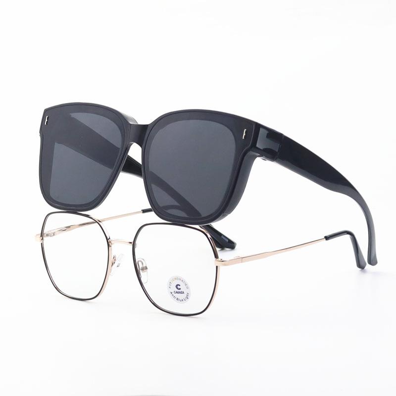 Набор для близорукости, одно зеркало, солнцезащитные очки-клипсы двойного назначения, мужские очки для рыбалки с защитой от ультрафиолета, специальные солнцезащитные очки для вождения, женские