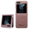Guess Guhczf5Hggshp F731 Z Flip5 Розовый/Pink Твердый чехол с блестками и надписью