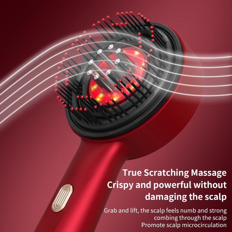 Massage Combs for The Scalp Scalp Massaging Brush Red Light Hair Comb Therapy Hair Oil Applicator for Anti-Hair Loss