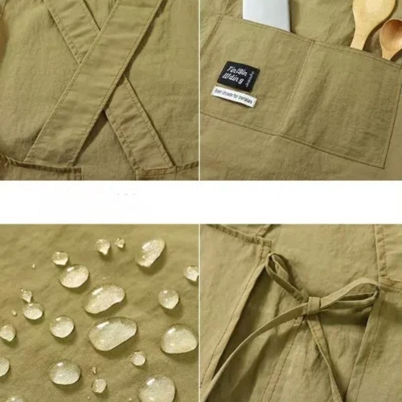 Cooking Kitchen Aprons Breathable Wear Resistant Adult Waist Aprons Anti Fouling Soft Restaurant Work Clothes Home