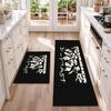 Rammstein Flannel Kitchen Floor Mat – Non-Slip, Absorbent and Easy to Clean Suitable for Kitchens, Entryways Bedroomsand Bathrooms