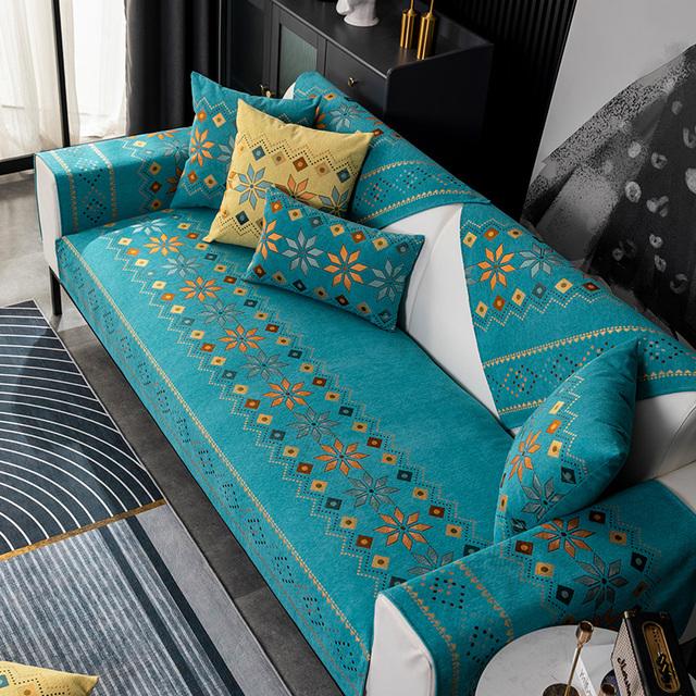 Чехол для дивана в богемном стиле, высокое качество, нескользящая подушка для дивана, диван, полотенце, утолщенные чехлы для диванов для украшения дома, гостиной