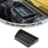 Car Center Console Storage Box Dashboard Organizer Tray for Jeep Wrangler TJ 1997-2006 Accessories, Black,1pcs