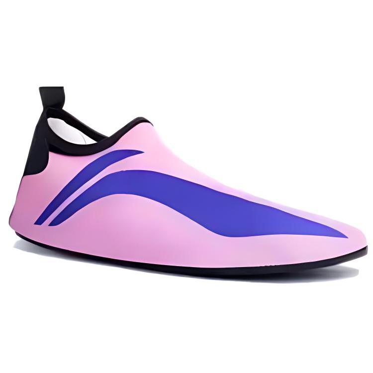 Li-Ning Удобные Дышащие Нескользящие Прочные Низкие Тренировочные Кроссовки Унисекс Розовые Голубые LSCR065-2