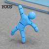 Гибкий шарнирный робот-украшение, 3D-печатная фигурка-экшн, Многопозиционная шарнирная креативная фигурка для декора офисного стола, Коллекционные фигурки