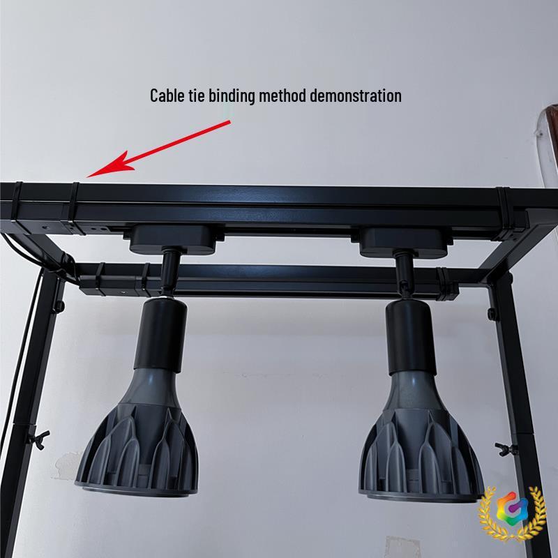 Медный рельсовый светодиодный прожектор для растений: Универсальный алюминиевый трековый светильник, 0,5 м рельс