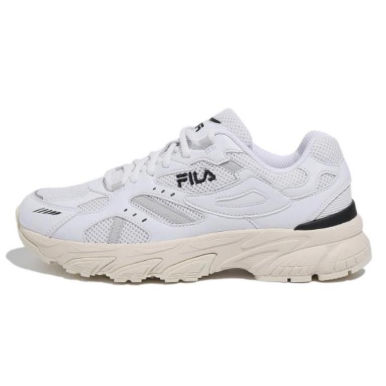 FILA Ray Comfortable Cushioning, Wear Resistant Low top Casual Shoes Unisex White Korean Style 1RM02703F_120