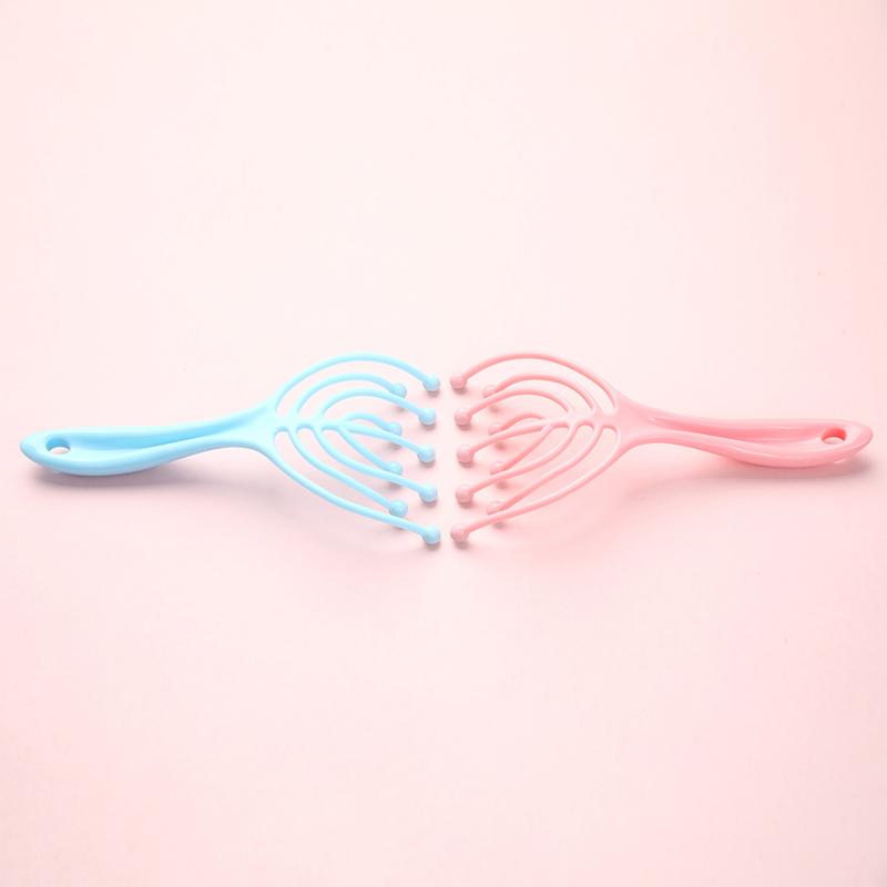 Массажер для головы с девятью когтями, релаксация кожи головы, глубокий массаж, массажная расческа с девятью бусинами