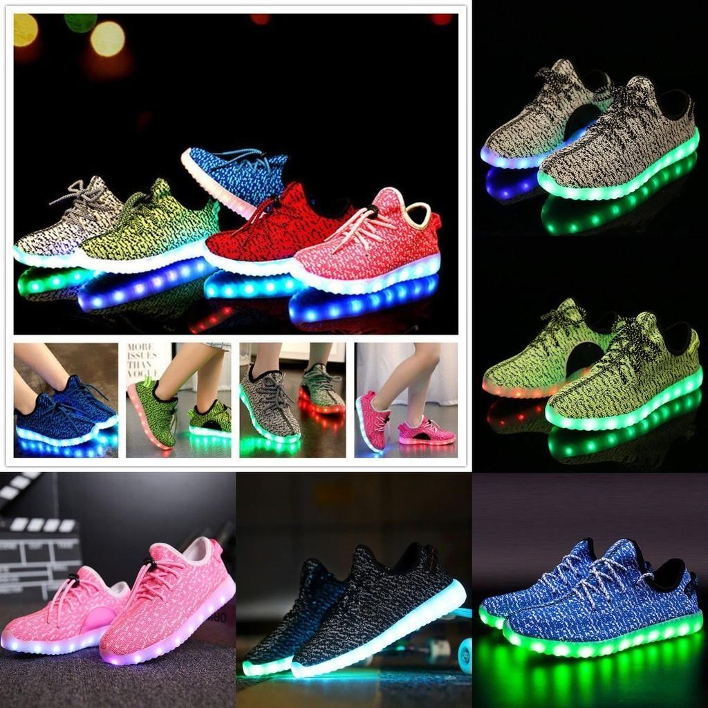 Luminous Sneakers Led Usb Charge Children Low Cut Shoes Fashion Casual Gift