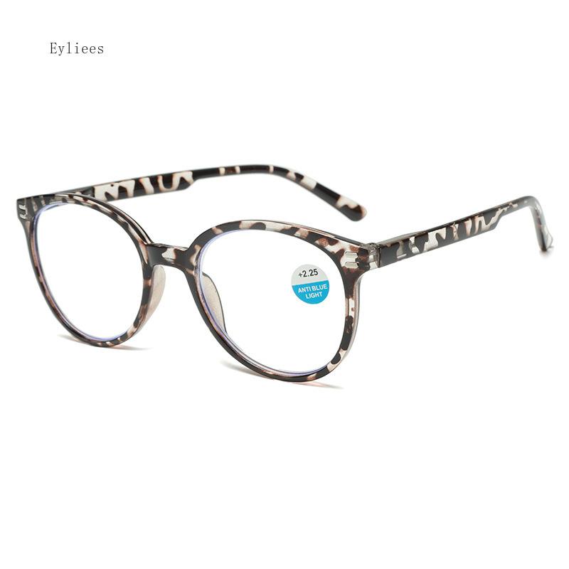 Винтажные ультралегкие очки для чтения Мужские Женские Круглые Оправы для чтения Женские Черные Синие Очки Оправа для очков +100 +150