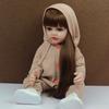 Lifelike Reborn Dolls Realistic Full Silicone Baby Bebe Vinyl 50CM Newborn Girl Doll Princess Toddler Toy Gift