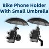 360 Degrees Rotation Sunshade Motocycle Phone Holder for 5-7.2inch Cell Phone Handlebar
