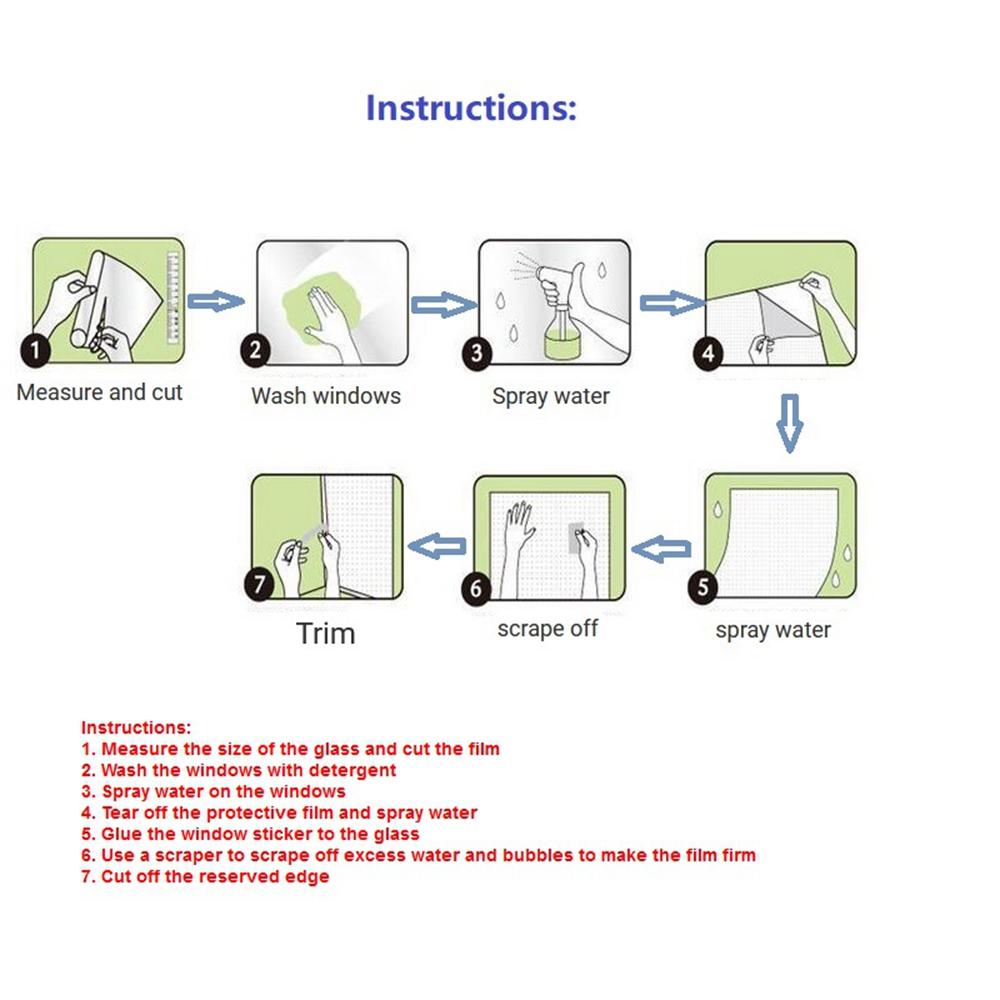 Спальня Самоклеящиеся Солнцезащитные Сетчатые Наклейки На Окна Пленка Наклейка На Стекло Наклейка Наклейка