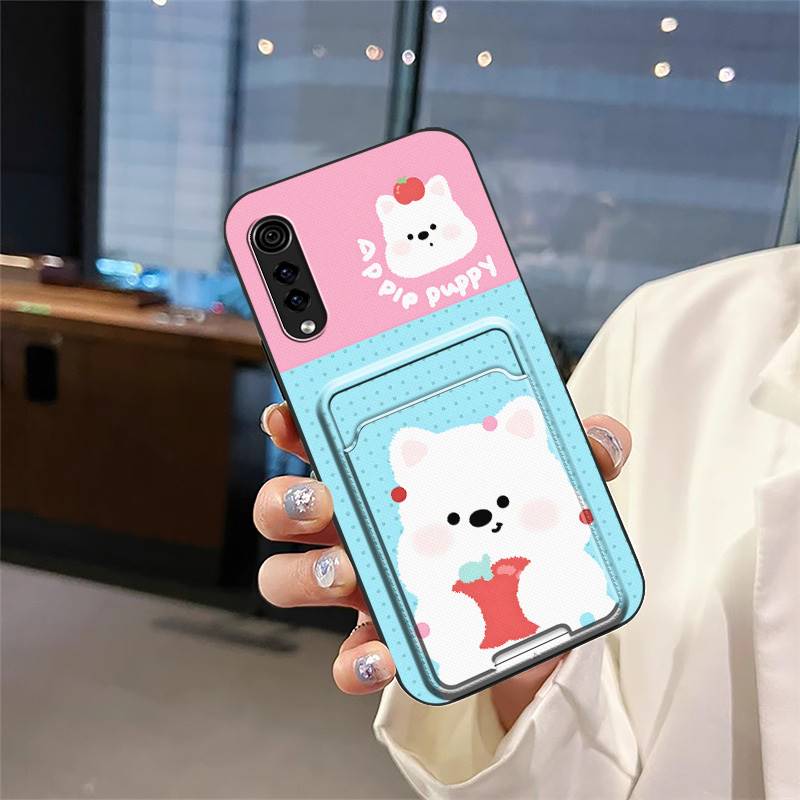 Модный дизайн Чехол-кармашек для карт для телефона LG Velvet 4G/5G Мультяшный мягкий чехол Полная защита Граффити Противоударный Силиконовый ТПУ