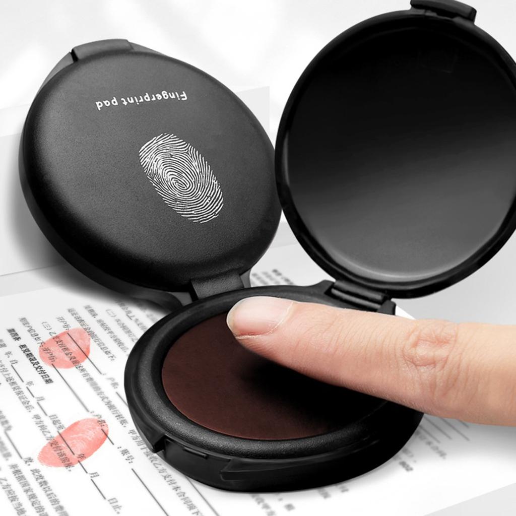 Подушечка для снятия отпечатков пальцев ... Быстросохнущая подушечка для снятия отпечатков пальцев Нотариальные принадлежности для обеспечения безопасности идентификации
