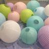 1pcs 20cm/25cm/30cm Colorful Chinese Round Hanging Paper Lanterns Lamps Paper Crafts Party Festival Wedding Home DIY Decoration