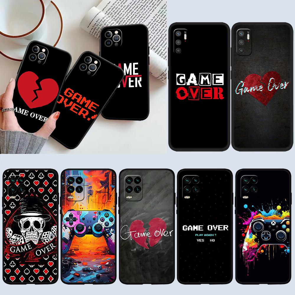 UP30 Game Over Phone Case for Samsung Galaxy A11 A12 A13 A15 A52S A53 A55 A56 A70 A71 A72 A73 F06 F16 F56 S10 Plus S10e