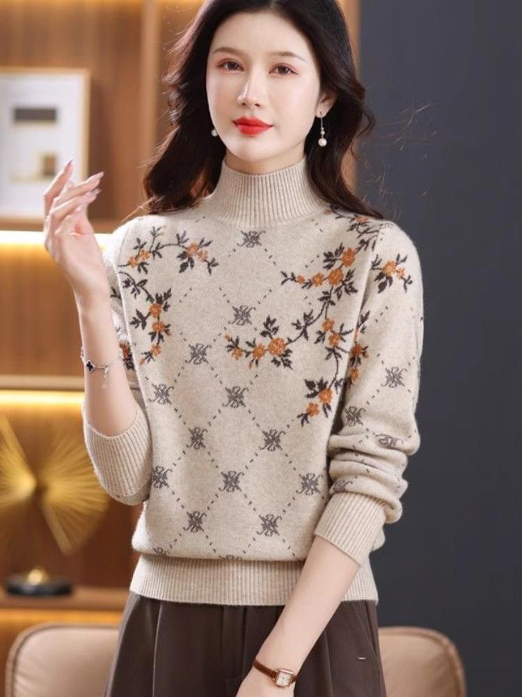 Turtleneck Sweater Women New Autumn Winter Long Sleeve Soft Pullover Sweater Female Knitted Tops Jumper Ladies Bottoming