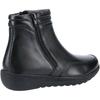 Fleet & Foster Womens/Ladies Morocco Twin Zip Leather Ankle Boots