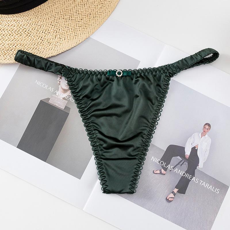 Женское нижнее белье, бесшовные трусики, трусы с низкой талией, трусики-стринги с тонким ремешком, трусики с низкой талией